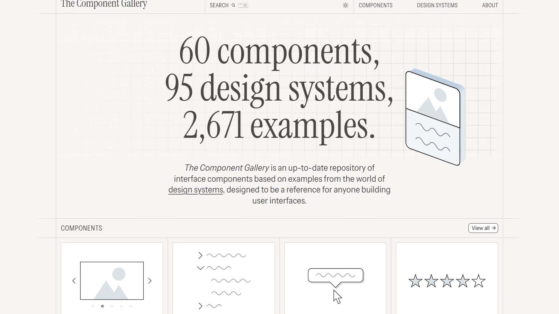 Component Gallery preview