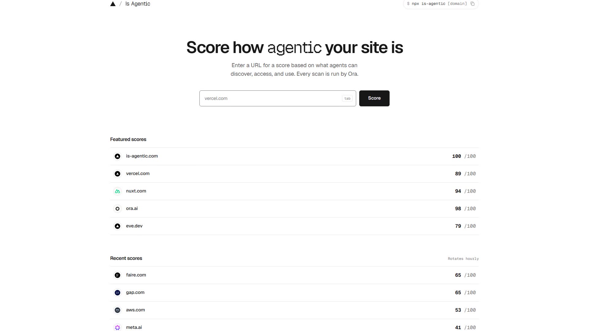 is-agentic.com preview