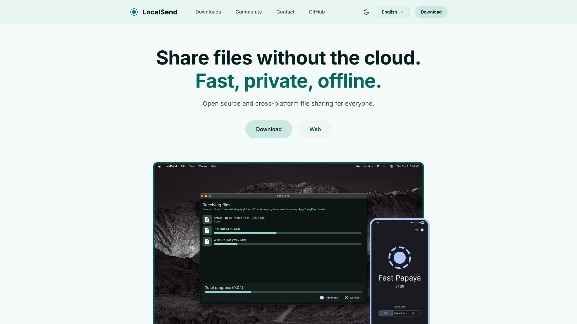 LocalSend preview