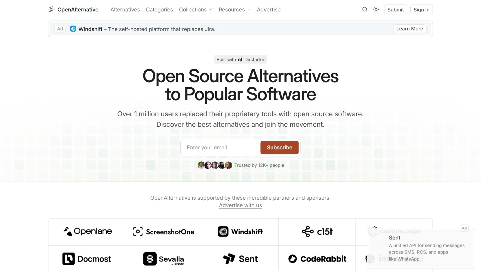 OpenAlternative preview
