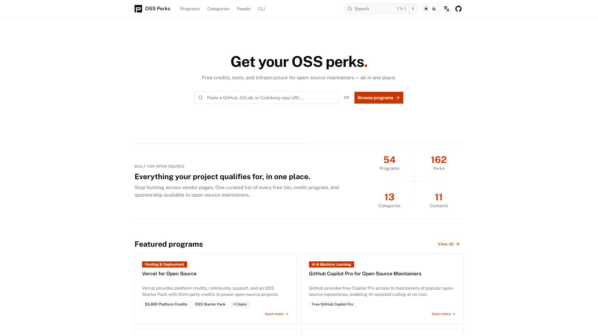 OSS Perks preview