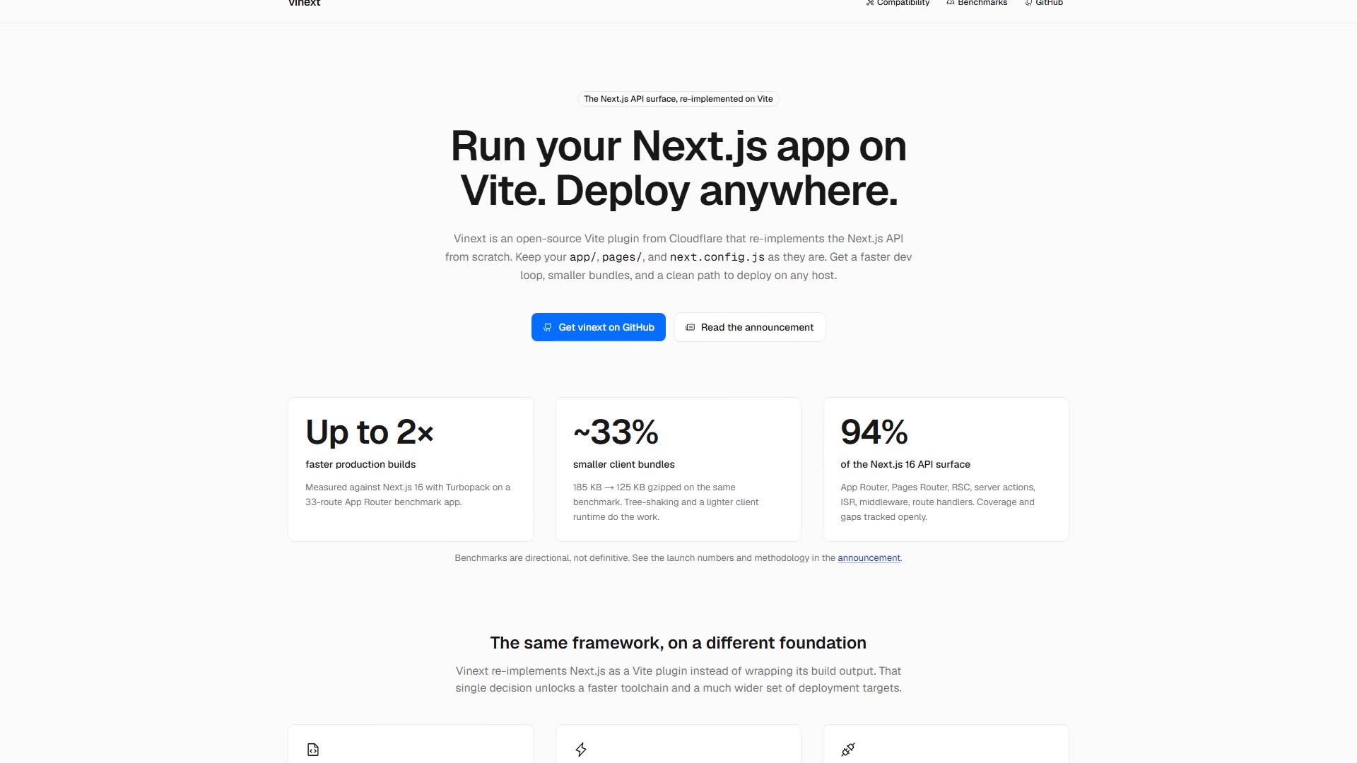 Vinext preview