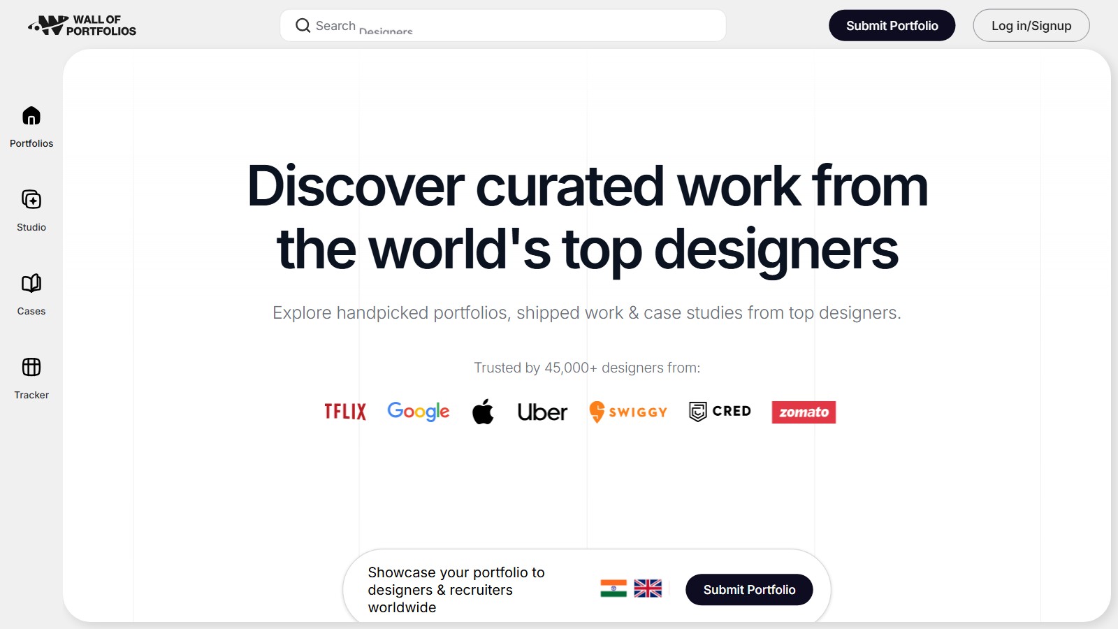Wall of Portfolios preview